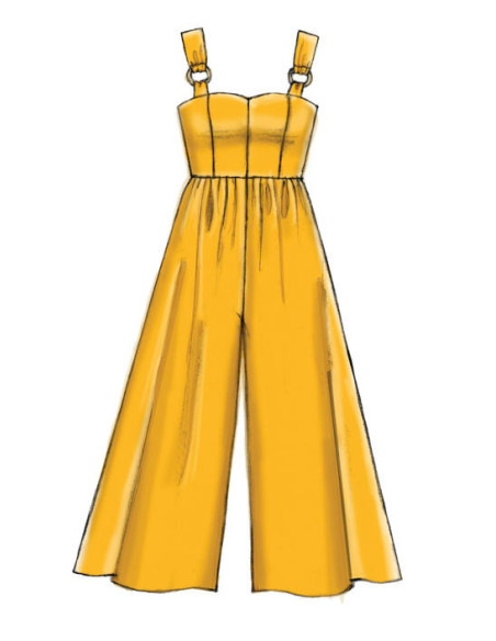 Kleid-, Strampler- und Overall-Schnittmuster - McCall's 7778