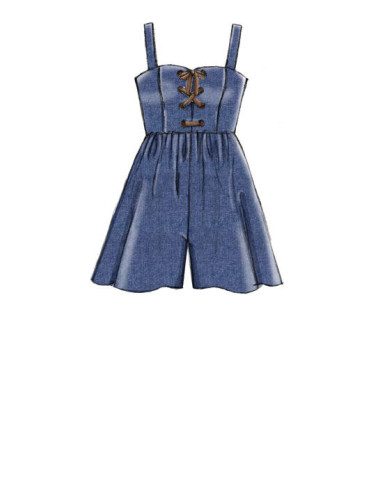 Kleid-, Strampler- und Overall-Schnittmuster - McCall's 7778