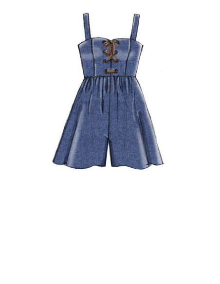 Kleid-, Strampler- und Overall-Schnittmuster - McCall's 7778