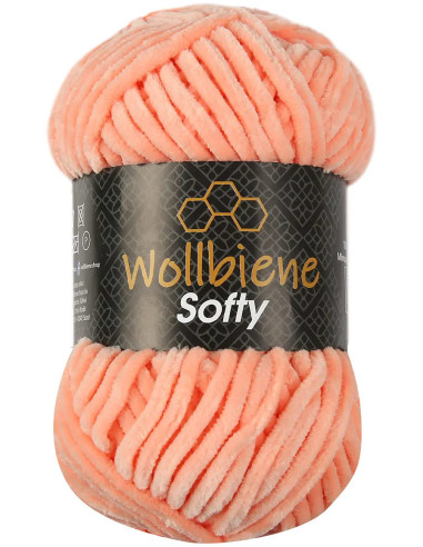 Chenille-Garn Softy Wollbiene
