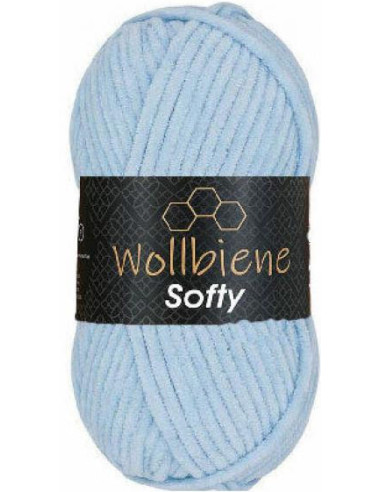 Chenille-Garn Softy Wollbiene