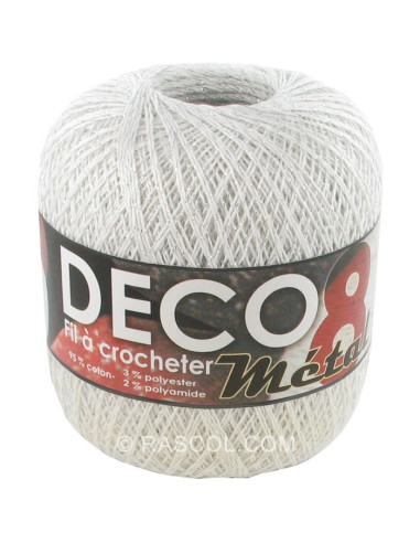 Baumwolle Deko 8 Lurex