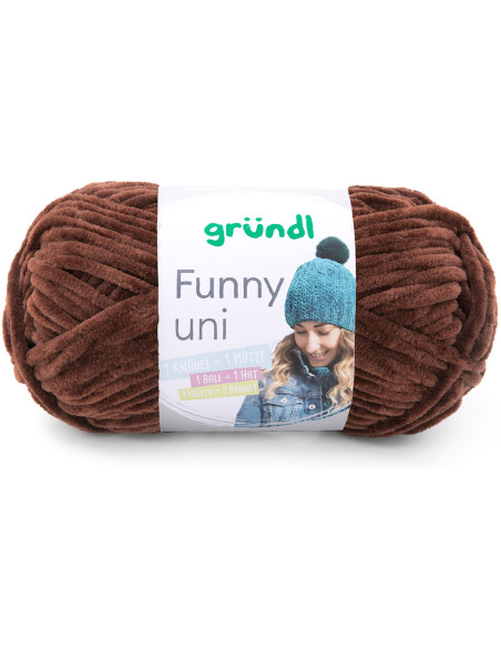 Chenillegarn Funny uni Gründl