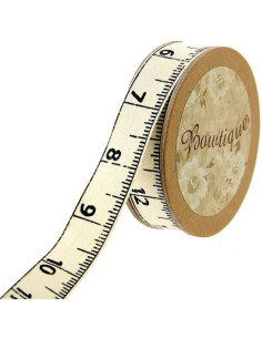 Baumwollband Maßband - 15 mm x 5 m