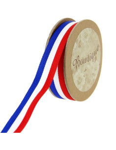 Trikolore Ripsband - 15 mm x 5 m