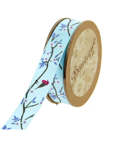 Japanisches Laub-Satinband - 15 mm x 5 m