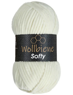 Chenille-Garn Softy Wollbiene 2