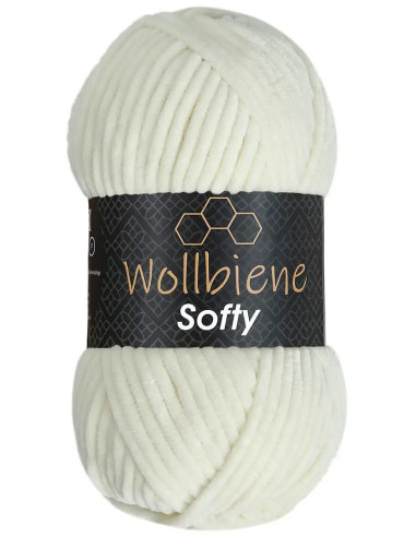 Chenille-Garn Softy Wollbiene
