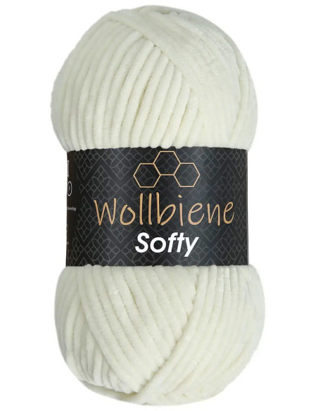Chenille-Garn Softy Wollbiene