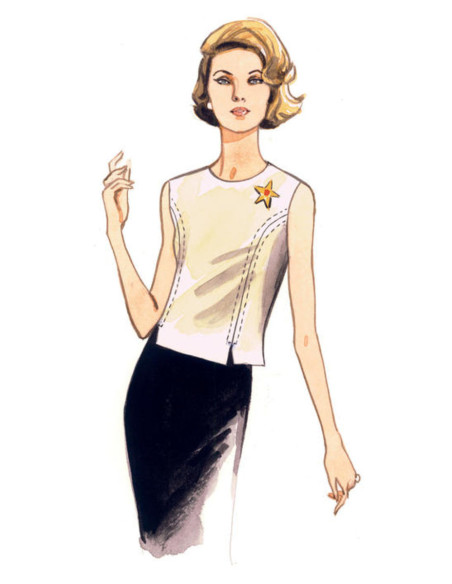 Oberteil-Schnittmuster - Vogue 9187