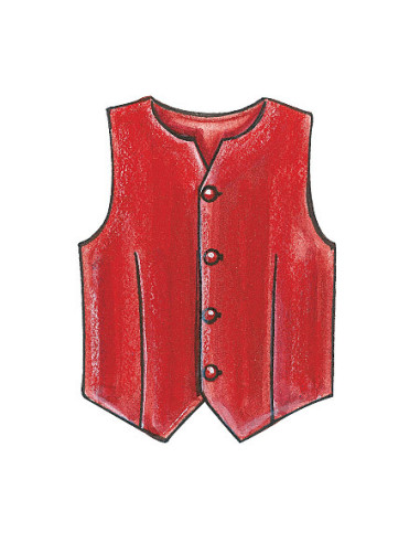 Patron de gilets, ceinture, noeud papillon et cravate - McCall's 7223