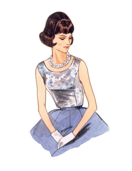 Oberteil-Schnittmuster - Vogue 9187