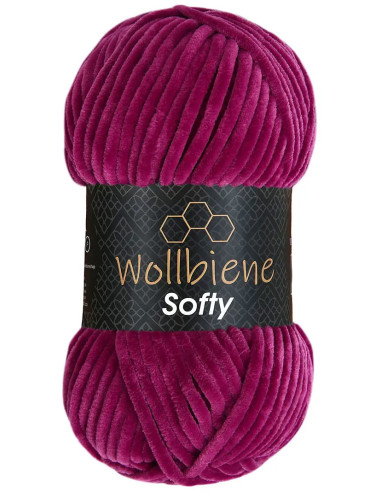 Chenille-Garn Softy Wollbiene