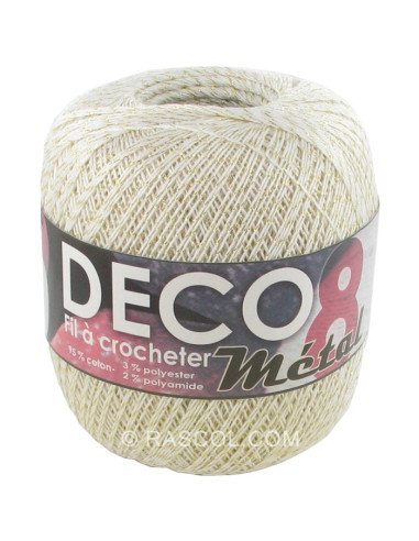 Baumwolle Deko 8 Lurex