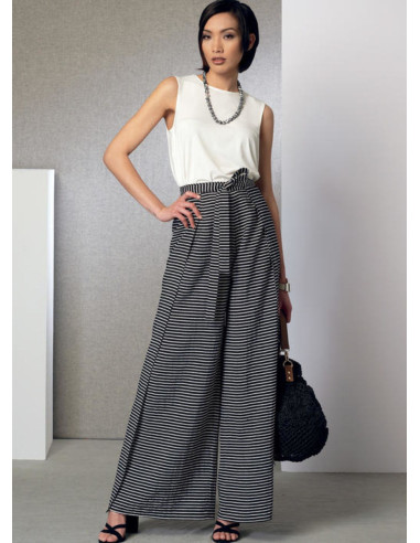 Poncho, Oberteil, Shorts und Hose Schnittmuster - Vogue 9191