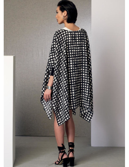 Poncho, Oberteil, Shorts und Hose Schnittmuster - Vogue 9191
