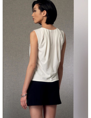 Poncho, Oberteil, Shorts und Hose Schnittmuster - Vogue 9191