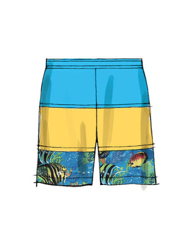 Hemd-, Oberteil-, Shorts-Schnittmuster - McCall's 6548
