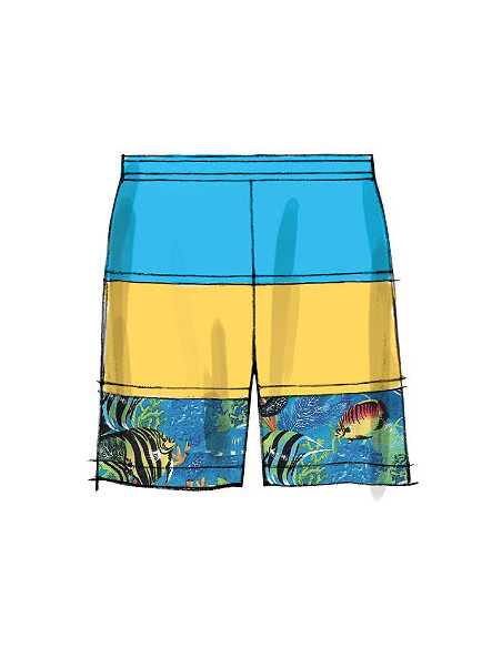 Hemd-, Oberteil-, Shorts-Schnittmuster - McCall's 6548