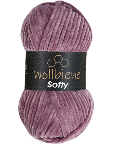 Chenille-Garn Softy Wollbiene