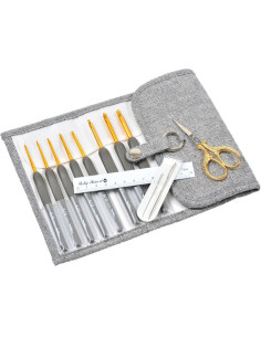 Etimo Premium Gold Tulip Häkelnadel-Set