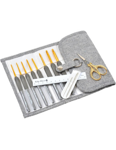 Etimo Premium Gold Tulip Häkelnadel-Set