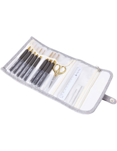 Etimo Premium Gold Tulip Häkelnadel-Set