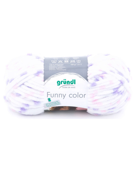 Chenille Garn Funny Color Gründl