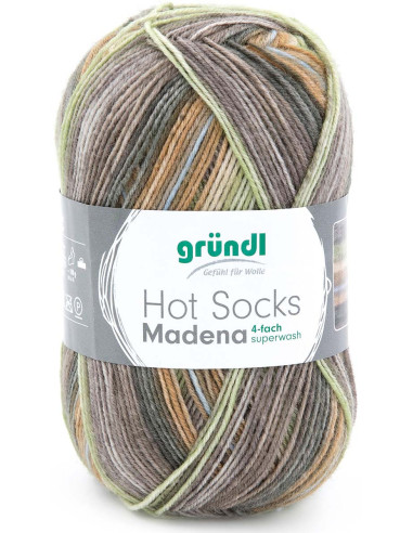 Laine à chaussettes Hot Socks Madena Gründl