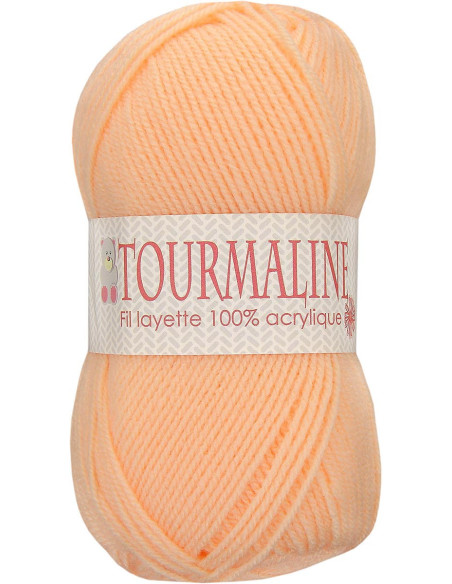 Beutel mit 2 Knäueln Babystrickgarn Turmalin