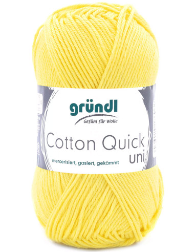 Baumwollgarn Quick Uni Gründl