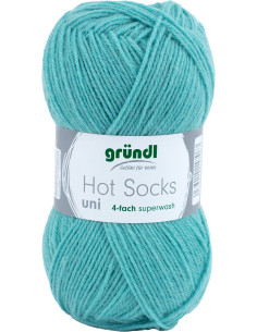 Hot Socks einfarbige Sockenwolle 50 Gründl 2