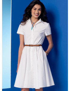 Kleid- und Gürtelmuster - McCall's 7351