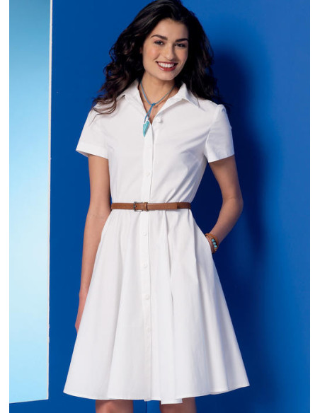 Kleid- und Gürtelmuster - McCall's 7351