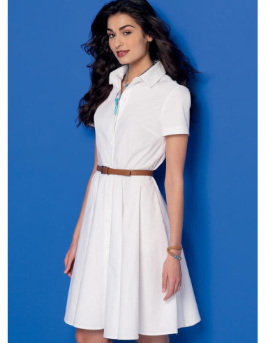 Kleid- und Gürtelmuster - McCall's 7351