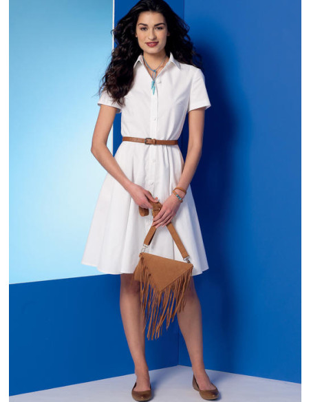 Kleid- und Gürtelmuster - McCall's 7351