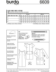 Kleidmuster - Burda 6609 2