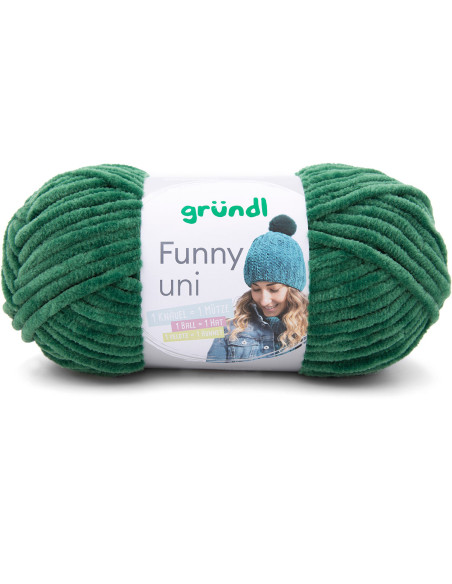 Chenillegarn Funny uni Gründl