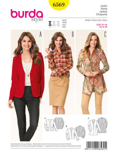 Jackenschnittmuster - Burda 6569