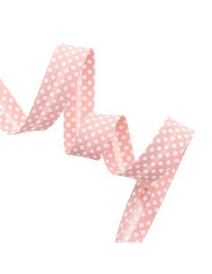 Gepunkteter Schrägband - Rosa