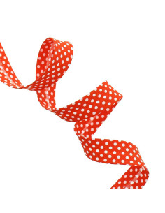 Gepunktetes Haarband - Orange
