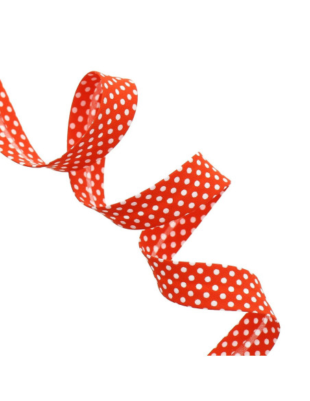 Gepunktetes Haarband - Orange
