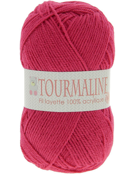 Beutel mit 2 Knäueln Babystrickgarn Turmalin