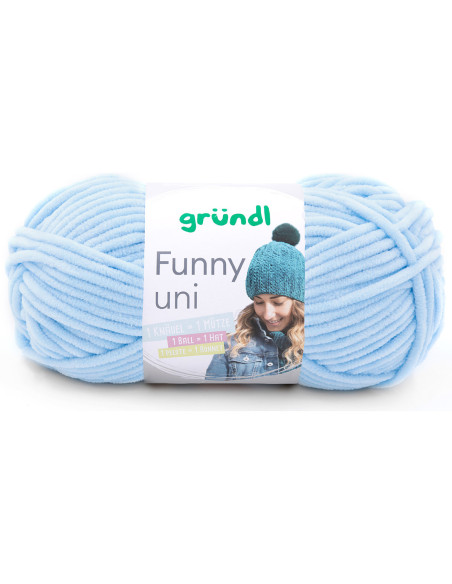 Chenillegarn Funny uni Gründl