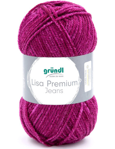 Fil à tricoter Lisa Premium Jeans Gründl