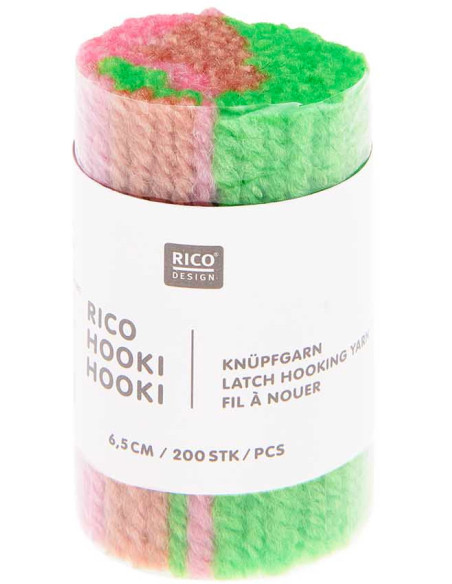 6,5 cm marmoriertes Bindegarn Rico Hooki Hooki