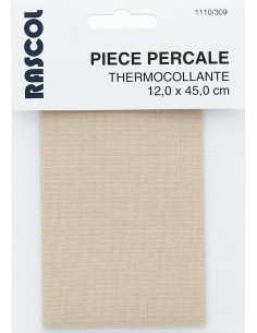 Bügelbare Perkal-Reparatur - Hellbeige