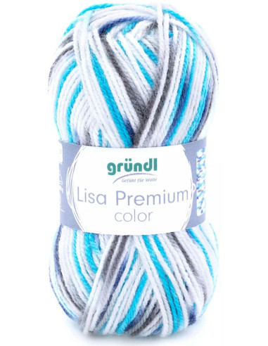Fil à tricoter Lisa Premium color Gründl