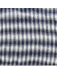 Vichy-Stoff mit kleinen Karos - Marineblau 2