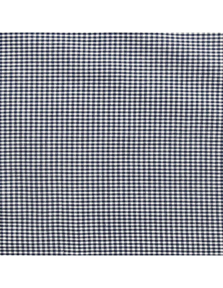 Vichy-Stoff mit kleinen Karos - Marineblau